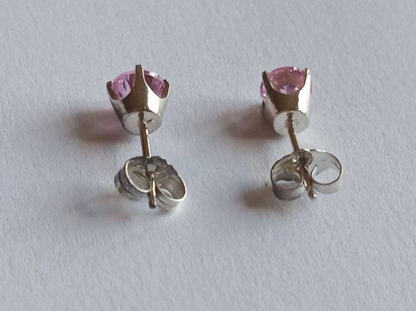 pinke zirkonia-silber-ohrringe----